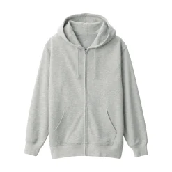 Best Men's Slub Jersey Sweat Zip Up Hoodie Hoodies & Sweatshirts