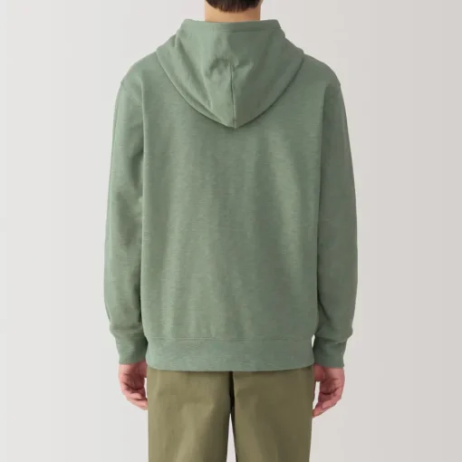 Best Men's Slub Jersey Sweat Zip Up Hoodie Hoodies & Sweatshirts