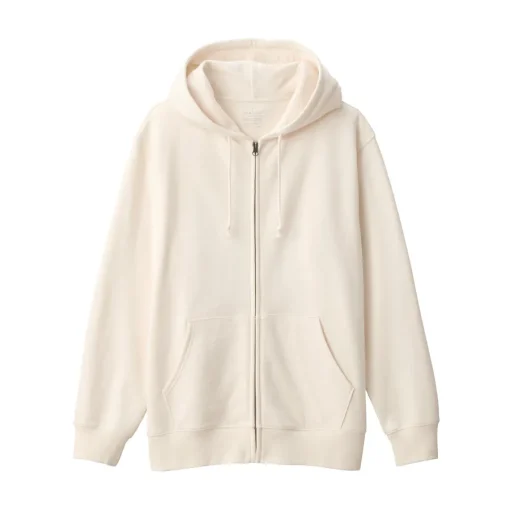 Best Men's Slub Jersey Sweat Zip Up Hoodie Hoodies & Sweatshirts