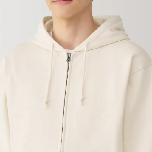 Best Men's Slub Jersey Sweat Zip Up Hoodie Hoodies & Sweatshirts