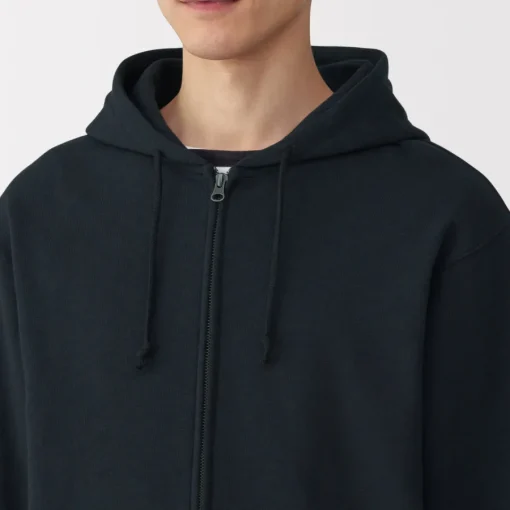 Best Men's Slub Jersey Sweat Zip Up Hoodie Hoodies & Sweatshirts