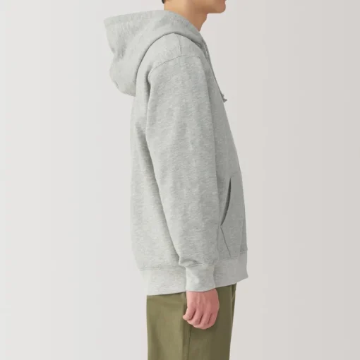 Best Men's Slub Jersey Sweat Zip Up Hoodie Hoodies & Sweatshirts