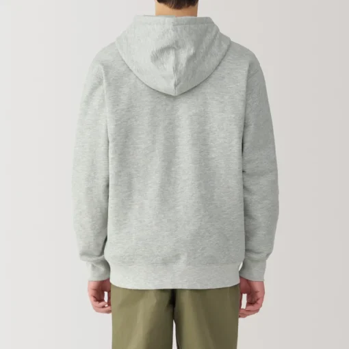 Best Men's Slub Jersey Sweat Zip Up Hoodie Hoodies & Sweatshirts