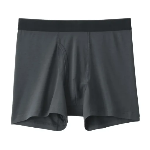 Sale Men's Smooth Front Open Boxer Brief Underwear & Undershirts