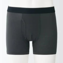 Sale Men's Smooth Front Open Boxer Brief Underwear & Undershirts