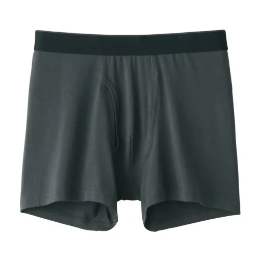 Sale Men's Smooth Front Open Boxer Brief Underwear & Undershirts