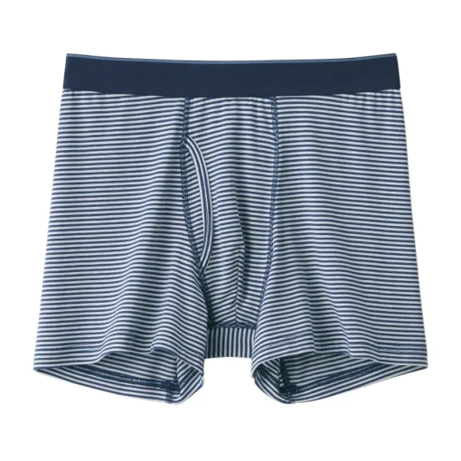Discount Men's Smooth Front Open Striped Boxer Brief Underwear & Undershirts