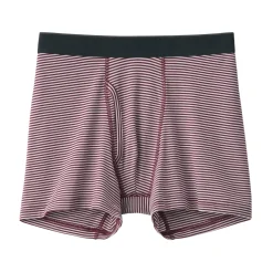Discount Men's Smooth Front Open Striped Boxer Brief Underwear & Undershirts