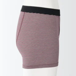 Discount Men's Smooth Front Open Striped Boxer Brief Underwear & Undershirts