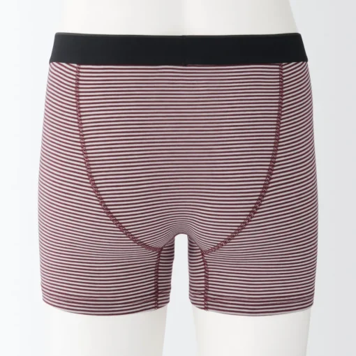 Discount Men's Smooth Front Open Striped Boxer Brief Underwear & Undershirts