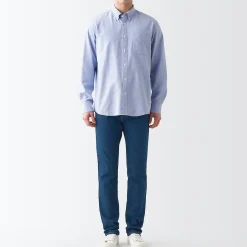 Fashion Men's Stretch Denim Slim Pants (L 30inch / 76cm) Denim