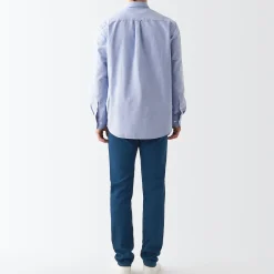 Fashion Men's Stretch Denim Slim Pants (L 30inch / 76cm) Denim