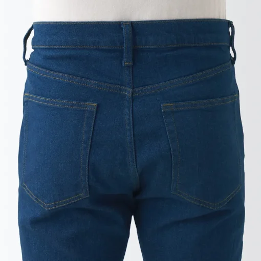 Fashion Men's Stretch Denim Slim Pants (L 30inch / 76cm) Denim