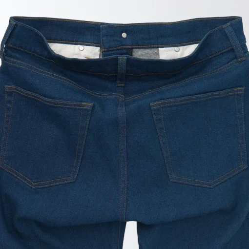 Fashion Men's Stretch Denim Slim Pants (L 30inch / 76cm) Denim