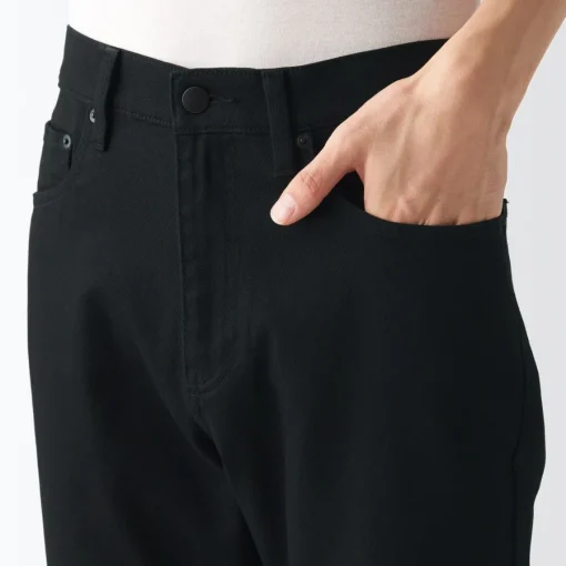 Hot Men's Stretch Denim Slim Pants (L 32inch / 82cm) Denim