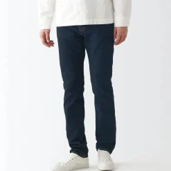 Outlet Men's Stretch Denim Slim Pants (L 32inch / 82cm) Denim