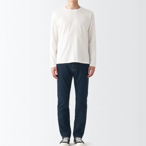 Best Men's Stretch Denim Slim Pants (L 30inch / 76cm) Denim