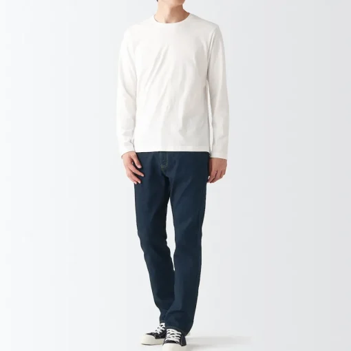 Best Men's Stretch Denim Slim Pants (L 30inch / 76cm) Denim