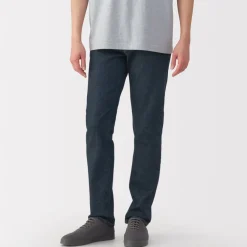 Hot Men's Stretch Denim Slim Pants (L30") Denim