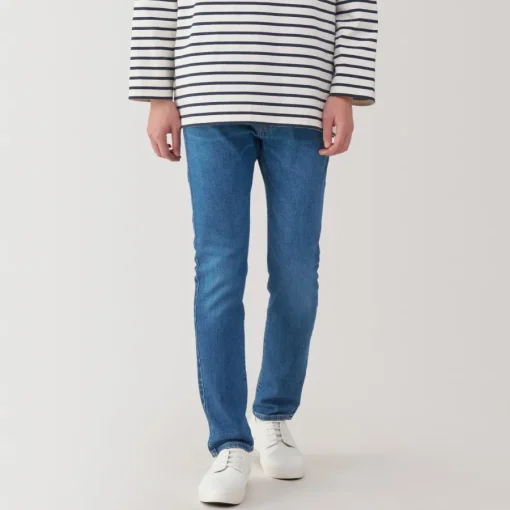 Hot Men's Stretch Denim Slim Pants (L30") Denim