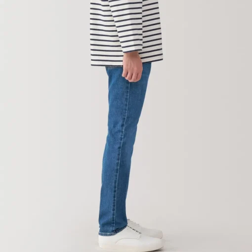 Hot Men's Stretch Denim Slim Pants (L30") Denim