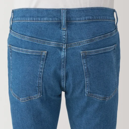Hot Men's Stretch Denim Slim Pants (L30") Denim