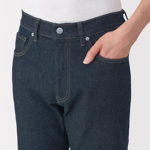 Hot Men's Stretch Denim Slim Pants (L30") Denim