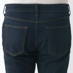 Best Men's Super Stretch Denim Skinny Pants (L 32inch / 82cm) Denim