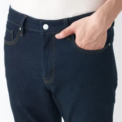 Outlet Men's Super Stretch Denim Skinny Pants (L30inch / 76cm) Denim