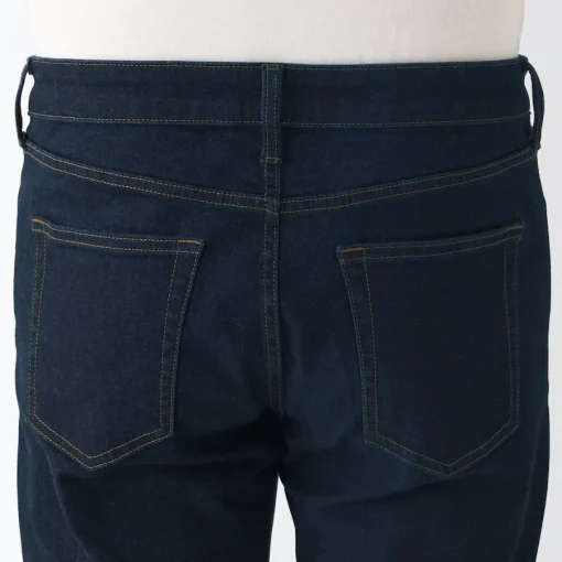 Outlet Men's Super Stretch Denim Skinny Pants (L30inch / 76cm) Denim