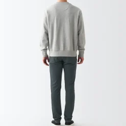 Clearance Men's Super Stretch Denim Skinny Pants (L 32inch / 82cm) Denim