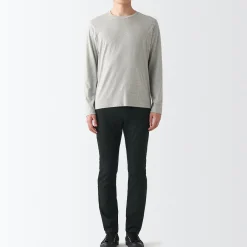Outlet Men's Super Stretch Denim Skinny Pants (L 30inch / 76cm) Denim