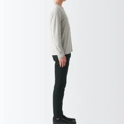 Outlet Men's Super Stretch Denim Skinny Pants (L 30inch / 76cm) Denim
