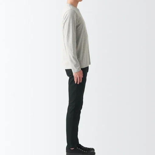 Outlet Men's Super Stretch Denim Skinny Pants (L 30inch / 76cm) Denim