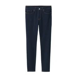 Fashion Men's Super Stretch Denim Skinny Pants (L 30inch / 76cm) Denim