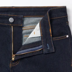 Fashion Men's Super Stretch Denim Skinny Pants (L 30inch / 76cm) Denim