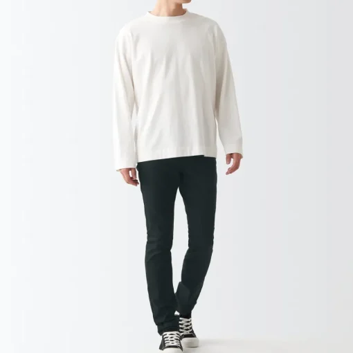 Clearance Men's Super Stretch Denim Skinny Pants (L32") Denim
