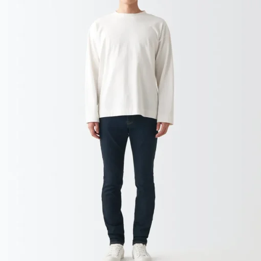 Discount Men's Super Stretch Denim Skinny Pants (L32") Denim