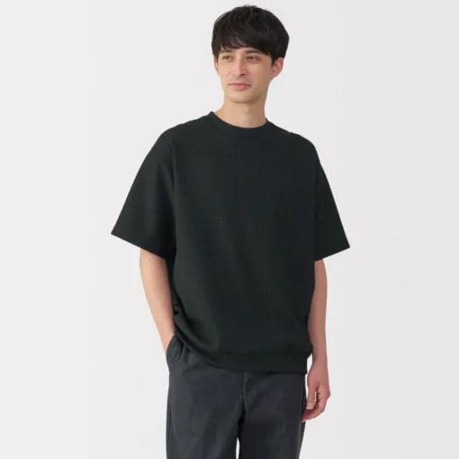 Best Men's UV Protection Quick Dry Waffle Short Sleeve T-Shirt Hoodies & Sweatshirts|T-Shirts
