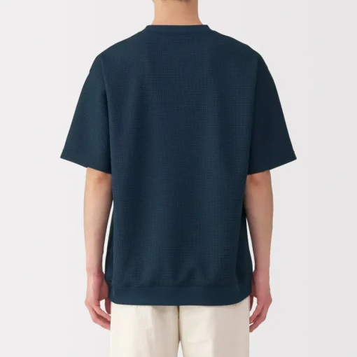 Best Men's UV Protection Quick Dry Waffle Short Sleeve T-Shirt Hoodies & Sweatshirts|T-Shirts
