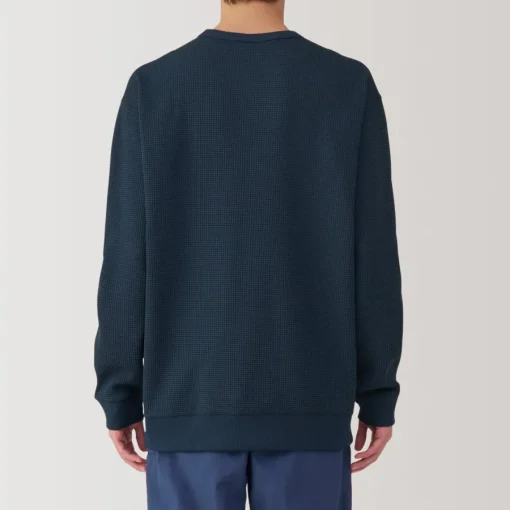 Outlet Men's UV Protection Quick Dry Waffle Long Sleeve T-Shirt T-Shirts