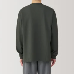 Fashion Men's UV Protection Waffle Henley Long-Sleeve T-Shirt T-Shirts