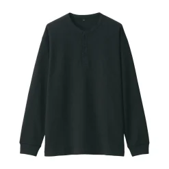 Fashion Men's UV Protection Waffle Henley Long-Sleeve T-Shirt T-Shirts