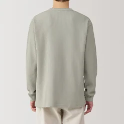 Fashion Men's UV Protection Waffle Henley Long-Sleeve T-Shirt T-Shirts
