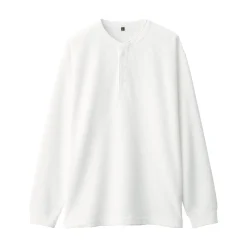 Fashion Men's UV Protection Waffle Henley Long-Sleeve T-Shirt T-Shirts