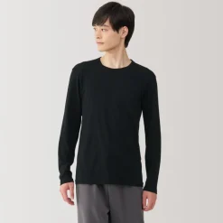 Best Men's Warm Cotton Crew Neck Long Sleeve T-Shirt Underwear & Undershirts