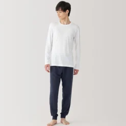 Best Men's Warm Cotton Crew Neck Long Sleeve T-Shirt Underwear & Undershirts