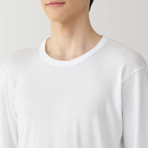 Best Men's Warm Cotton Crew Neck Long Sleeve T-Shirt Underwear & Undershirts