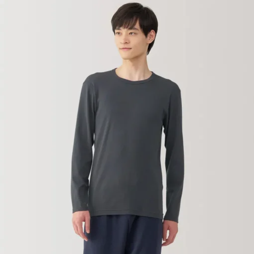Best Men's Warm Cotton Crew Neck Long Sleeve T-Shirt Underwear & Undershirts