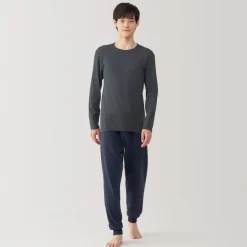 Best Men's Warm Cotton Crew Neck Long Sleeve T-Shirt Underwear & Undershirts